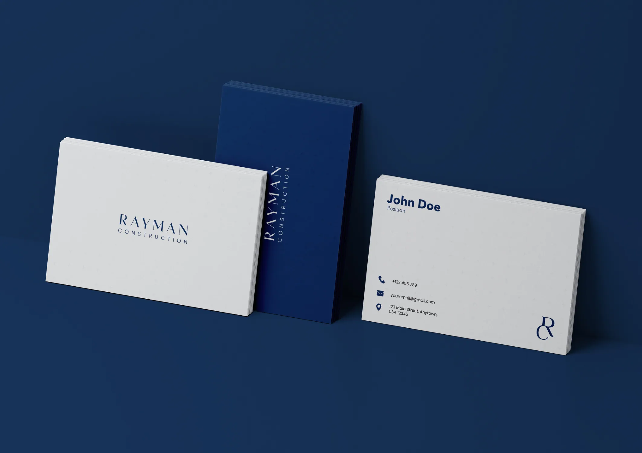 Rayman Construction brand identity